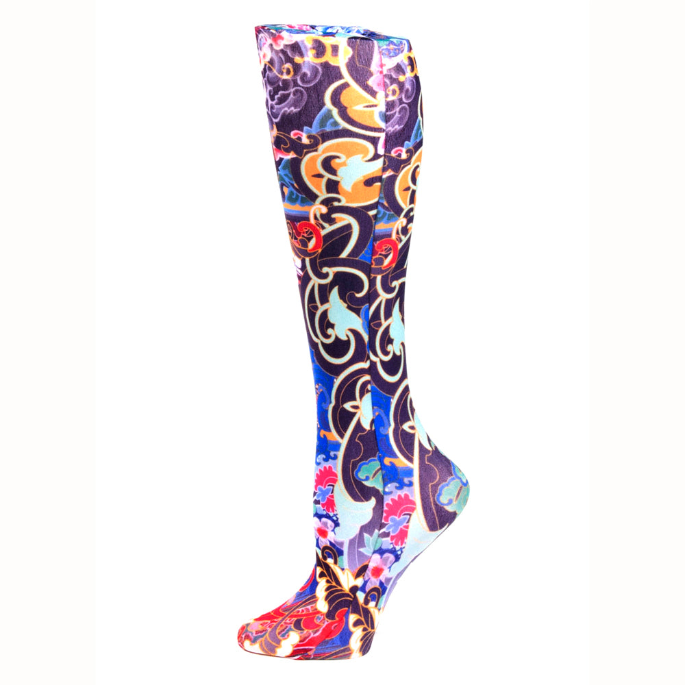 Bright Compression Socks Celeste Stein Womens 15-20 mmHg Compression Sock-Bright Oriental ...