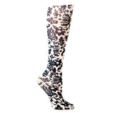 Celeste Stein Womens 15-20 mmHg Compression Sock-Queen-Black Fountain