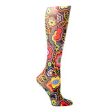 Celeste Stein Womens Compression Sock-Black Vogue