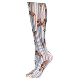 Celeste Stein Womens Compression Sock-Jumping Horses