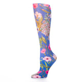 Celeste Stein Womens Compression Sock-Blue Marona