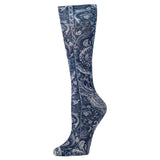 Celeste Stein Womens Compression Sock-Navy Versache