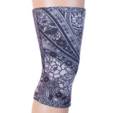 Celeste Stein Light/Moderate Knee Support-Black Paisley Fountain