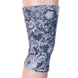 Celeste Stein Light/Moderate Knee Support-Black White Vines & Roses