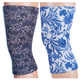 Celeste Stein Knee Support Set-Navy Paris & Navy Lace