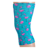 Celeste Stein Light/Moderate Knee Support-Queen-Flamingos N Pearls