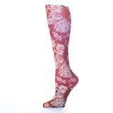 Celeste Stein Sock-Brown Yoga Lace