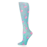 Celeste Stein Sock-Flamingos N Pearls