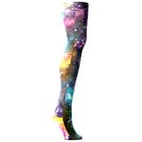 Celeste Stein Womens Tights-Multi Planets