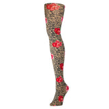 Celeste Stein Womens Tights-Tiger Rose