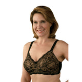 Classique 779 Post Mastectomy Fashion Bra-Black/Skin-34A