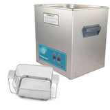 Crest P1100H-45 Ultrasonic Cleaner-Heat & Timer-Perforated Basket