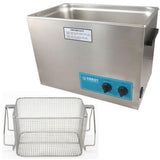 Crest P1800H-45 Ultrasonic Cleaner-Heat & Timer-Mesh Basket