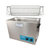 Crest P1800H-45 Ultrasonic Cleaner-Heat & Timer-Perforated Basket