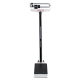 Detecto 338 Eye Level Physician Beam Scale W/ Height Rod & Wheels