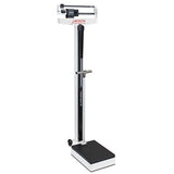 Detecto 448 Physician Balance Beam Scale-Height Rod-Wheels-Hand Post