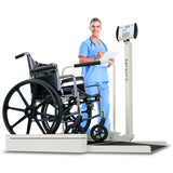 Detecto 6495 Digital Stationary Wheelchair Scale