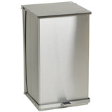 Detecto C-100 (C100) Stainless Steel Step-On Waste Can Receptacles