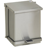 Detecto C-16 (C16) Stainless Steel Step-On Waste Can Receptacles