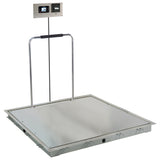 Detecto Solace In-Floor Dialysis Scale-48"x48" Platform w/ Handrail