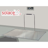 Detecto Solace In-Floor Dialysis Scale-72"x48" Platform w/ Handrail