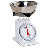 Detecto T25B Top Loading Dial Scales W/ Bowl-25-lb capacity