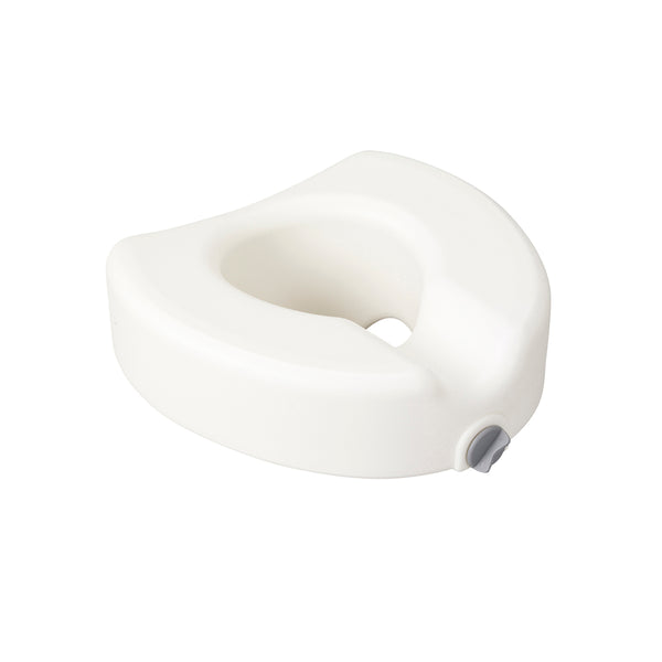 Drive 12014 Premium Plastic Raised Toilet Seat w/ Lock-Elongated ...
