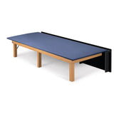 Hausmann 1422 Folding Therapy Platform-Folkstone Gray-Regimental Blue