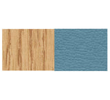 Hausmann 4835 All-Purpose Treatment Table-Natural Oak-Nordic Blue