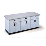 Hausmann 4835 All-Purpose Treatment Table-Folkstone Gray-Nordic Blue