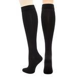 Mobius Wellness 15-20 mmHg Mens Knee High Dress Socks-Black-Medium