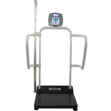 Health O Meter Professional 1100KLHR Digital Stand On Scale w/ Height Rod