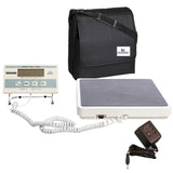 HealthOMeter 349KLX Medical Remote Weight Scale w/ Adapter & Case