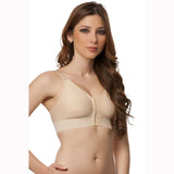 Isavela BR04 Sports T-Back Support Bra With 2" Elastic band-2XL-Beige