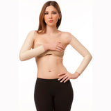 Isavela SL01-LS Full Length Sleeves w/ Hook & Eye Back Closure-2XL-BLK