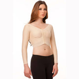 Isavela VS02-LS Underbust Length Vest w/ Long Sleeves-2XL-Beige