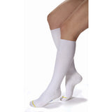 Jobst 110449 Athletic Closed Toe Knee High Socks-8-15 mmHg-White-Small