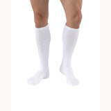 Jobst 110830 Sensifoot Knee High Closed Toe Socks-White-XS