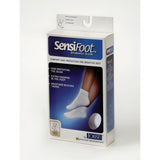 Jobst 110835 Sensifoot Closed Toe Crew Socks-White-XS