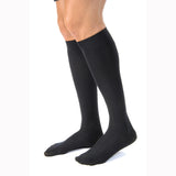 Jobst 113100 For Men Casual Knee High CT Socks-15-20 mmHg-Black-Small