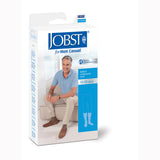 Jobst 113104 Mens Casual Knee High CT Socks-15-20 mmHg-Blk-FC-LGE