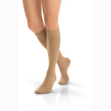 Jobst 115212 Opaque Knee High CT Socks-15-20 mmHg-Natural-Small