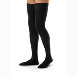 Jobst 115415 For Men Thigh High CT Stockings-30-40 mmHg-Black-XL