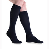 Jobst 7884714 Knee High Closed Toe Travel Sock-15-20 mmHg-Black-Size 4