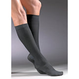 Activa H2761 Diamond Knee High Dress Trouser Socks-15-20 mmHg-BK-SM