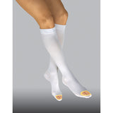 Activa H50401 Anti Emb Knee High Open Toe Stockings-18 mmHg-Beige-Small