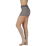 Juzo 2002 30-40 mmHg Soft Knee High Stocking w/ Open Toe-Size V-Beige