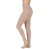 Juzo 2002 Soft Pantyhose w/ Open Crotch-Size I-Black
