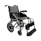 Karman S-Ergo 115 Transport Wheelchair w/ Swinging Footrest-18" Seat