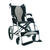 Karman Ergo 2501 Transport Wheelchair w/ Companion Hill Brake-16" Seat